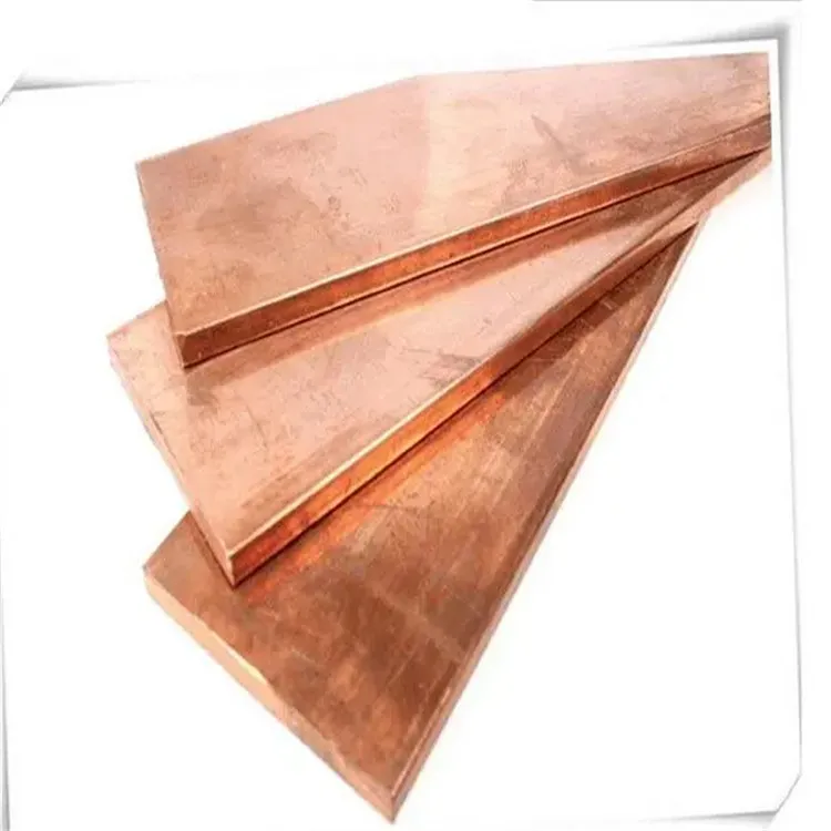 High Conductivity Grounding Lightning Protection System Conductor Copper Flat Bar