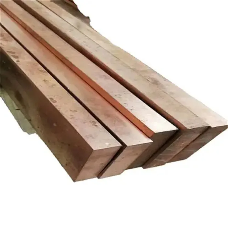 High Conductivity Grounding Lightning Protection System Conductor Copper Flat Bar